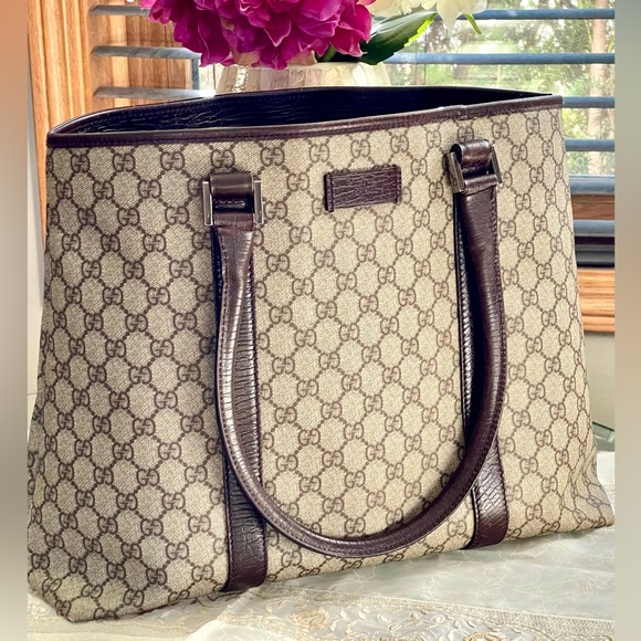 Authentic GUCCI GG Supreme Joy Tote Bag - Picture 7 of 15